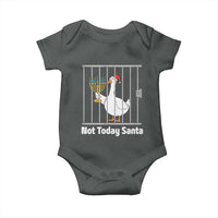 Funny Goose Hanukkah Chanukah Baby Onesie Not Today Santa - Wonder Print Shop