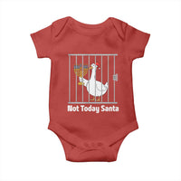 Funny Goose Hanukkah Chanukah Baby Onesie Not Today Santa - Wonder Print Shop