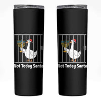 Funny Goose Hanukkah Chanukah Skinny Tumbler Not Today Santa - Wonder Print Shop
