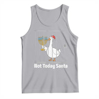 Funny Goose Hanukkah Chanukah Tank Top Not Today Santa - Wonder Print Shop