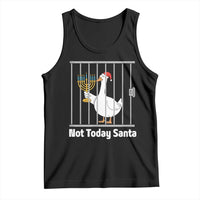 Funny Goose Hanukkah Chanukah Tank Top Not Today Santa - Wonder Print Shop