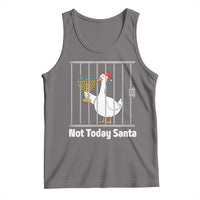 Funny Goose Hanukkah Chanukah Tank Top Not Today Santa - Wonder Print Shop