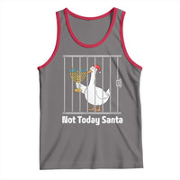 Funny Goose Hanukkah Chanukah Tank Top Not Today Santa - Wonder Print Shop