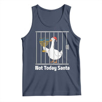 Funny Goose Hanukkah Chanukah Tank Top Not Today Santa - Wonder Print Shop