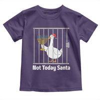 Funny Goose Hanukkah Chanukah Toddler T Shirt Not Today Santa - Wonder Print Shop