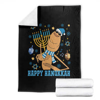 Funny Marcus The Worm Hanukkah Meme Throw Blanket - Wonder Print Shop