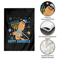 Funny Marcus The Worm Hanukkah Meme Garden Flag - Wonder Print Shop