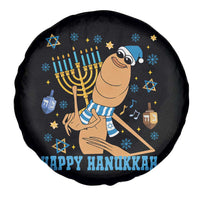 Funny Marcus The Worm Hanukkah Meme Spare Tire Cover - Wonder Print Shop