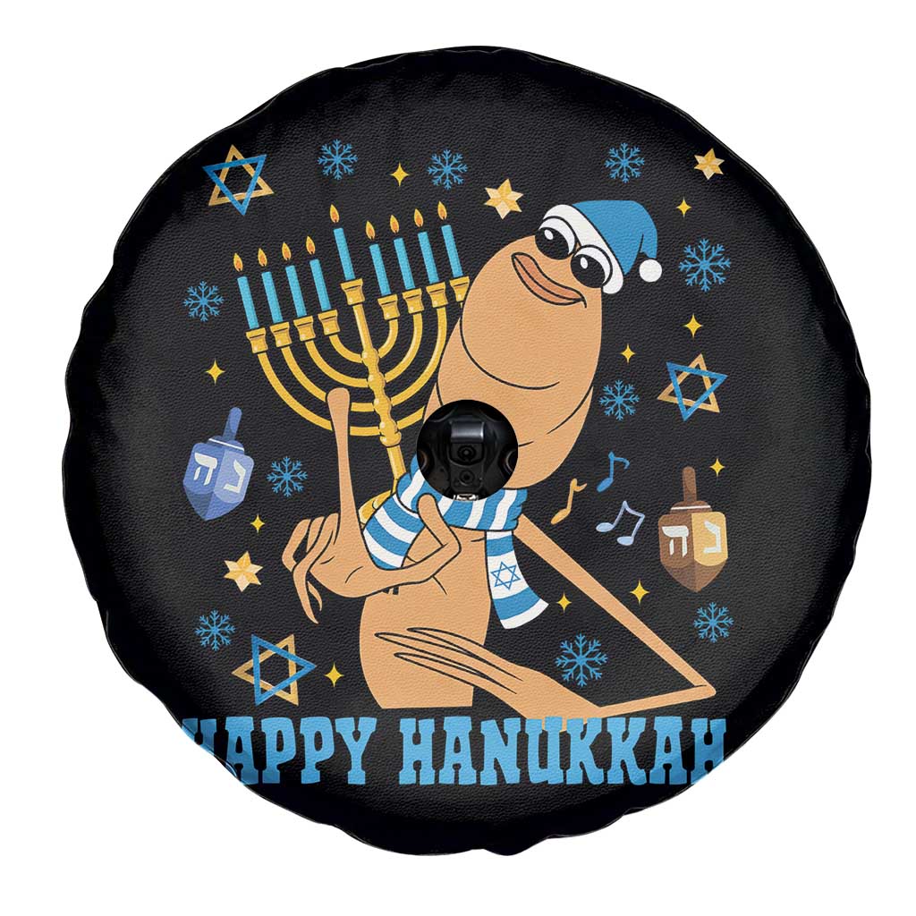 Funny Marcus The Worm Hanukkah Meme Spare Tire Cover - Wonder Print Shop
