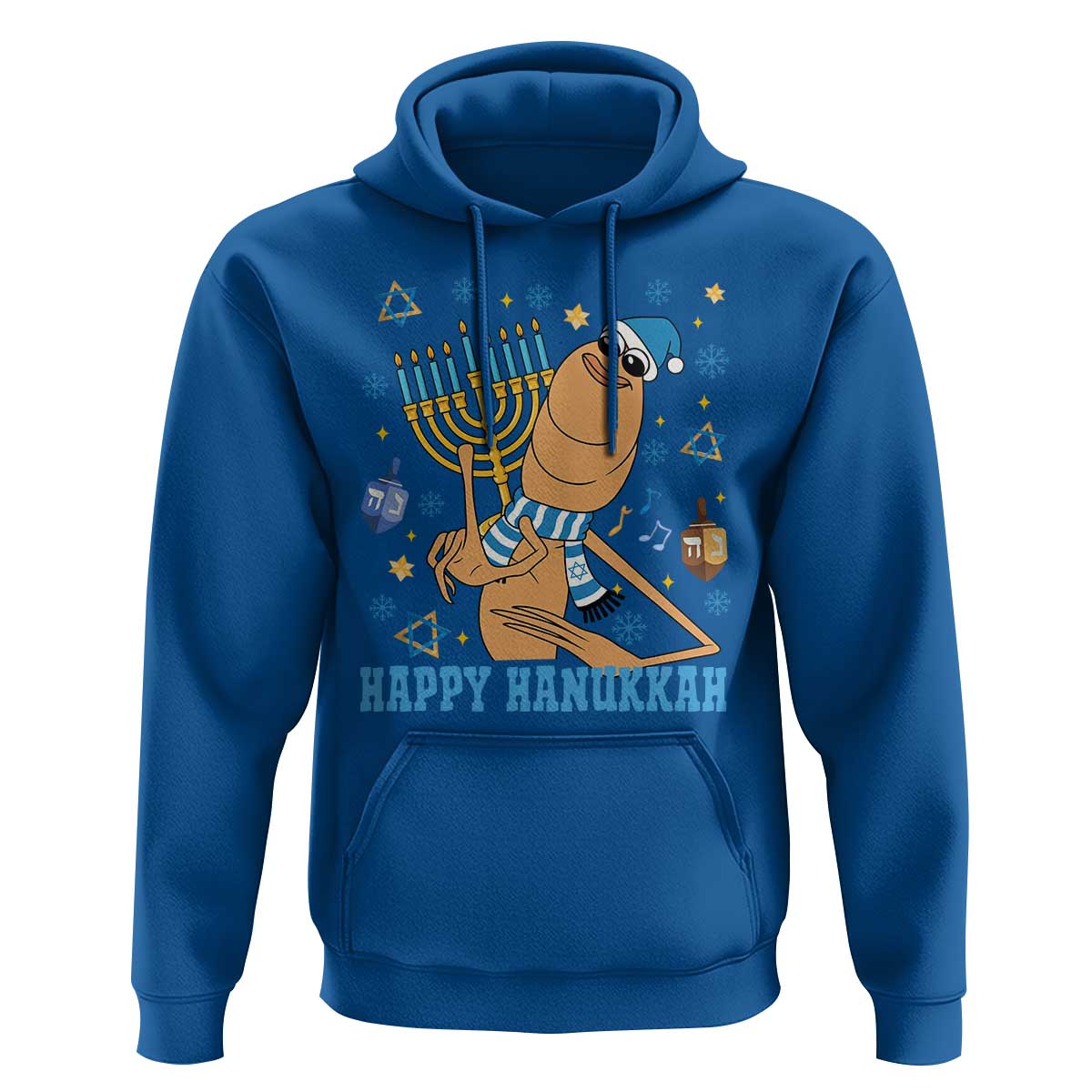 Funny Marcus The Worm Hanukkah Meme Hoodie - Wonder Print Shop