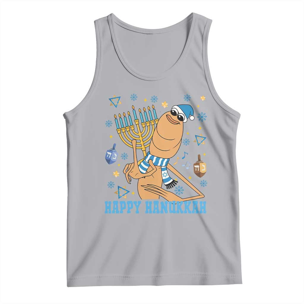 Funny Marcus The Worm Hanukkah Meme Tank Top - Wonder Print Shop