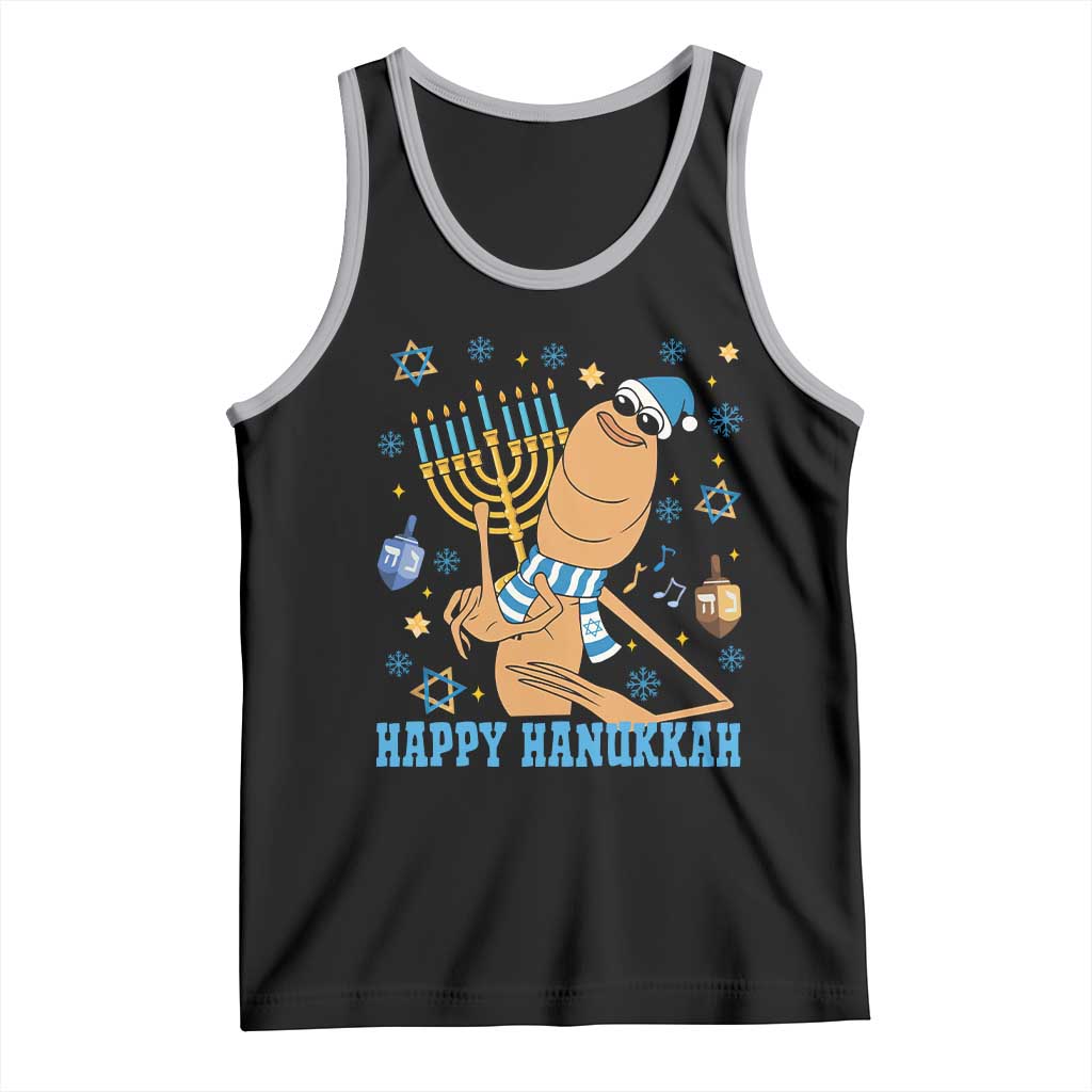 Funny Marcus The Worm Hanukkah Meme Tank Top - Wonder Print Shop