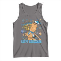 Funny Marcus The Worm Hanukkah Meme Tank Top - Wonder Print Shop