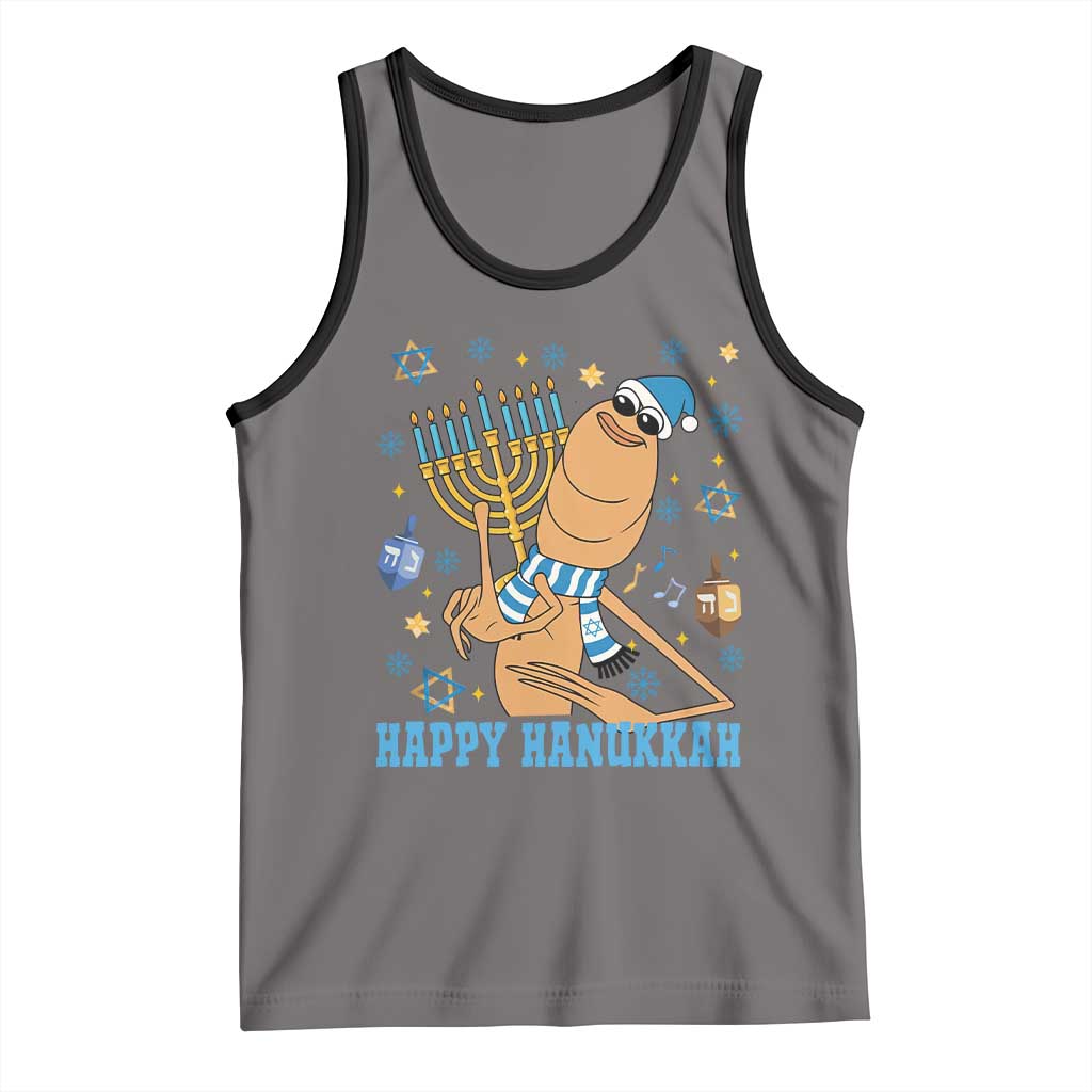 Funny Marcus The Worm Hanukkah Meme Tank Top - Wonder Print Shop
