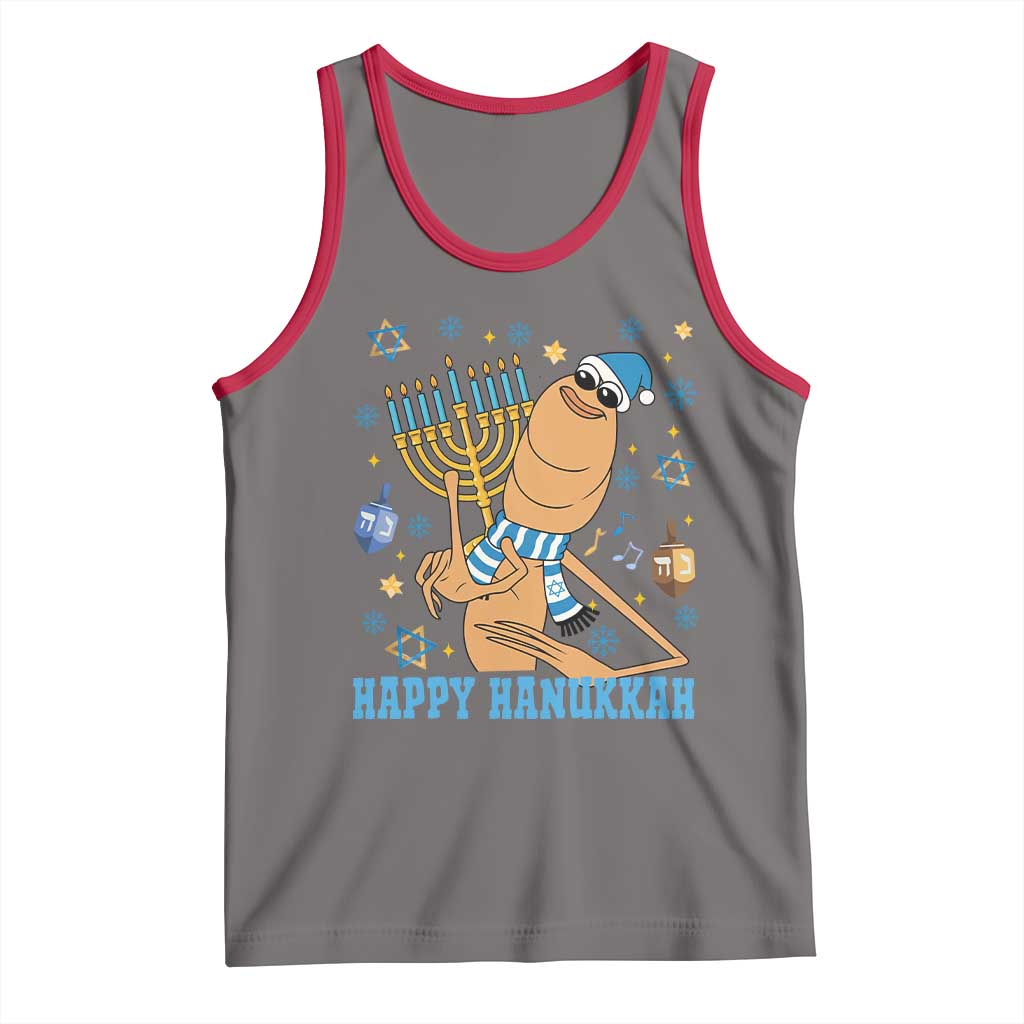 Funny Marcus The Worm Hanukkah Meme Tank Top - Wonder Print Shop