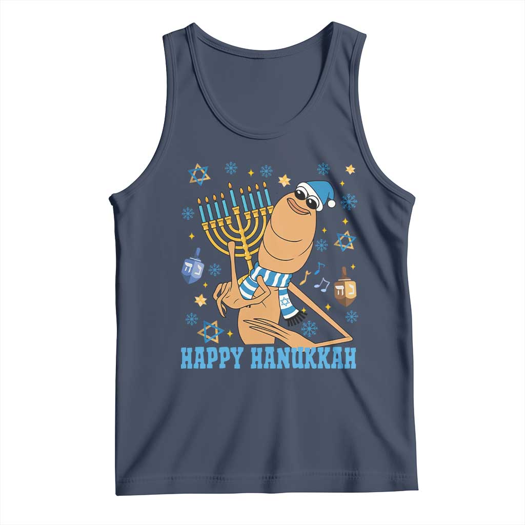 Funny Marcus The Worm Hanukkah Meme Tank Top - Wonder Print Shop