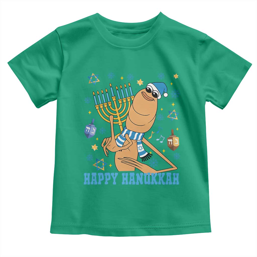 Funny Marcus The Worm Hanukkah Meme Toddler T Shirt - Wonder Print Shop