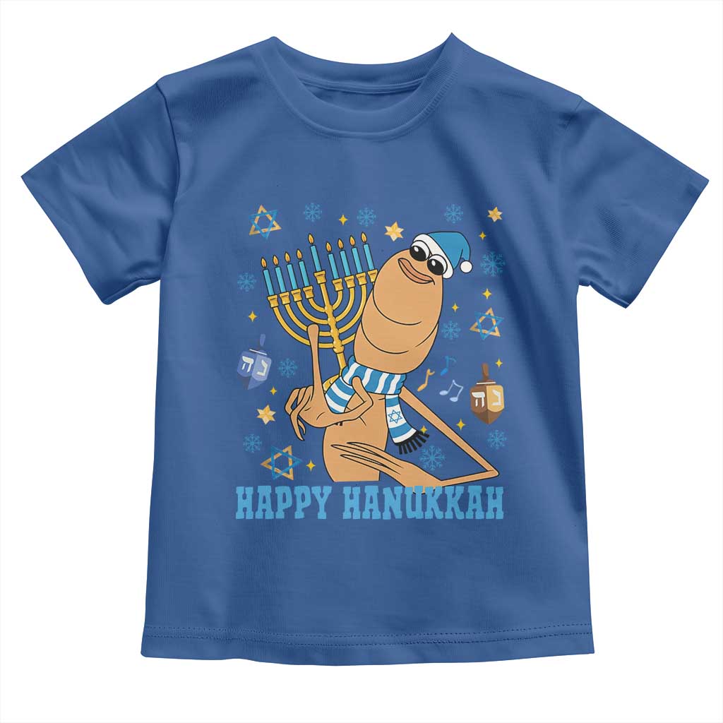 Funny Marcus The Worm Hanukkah Meme Toddler T Shirt - Wonder Print Shop