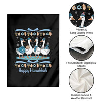 Happy Hanukkah Garden Flag Funny Silly Goose Chanukah - Wonder Print Shop
