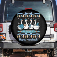 Happy Hanukkah Spare Tire Cover Funny Silly Goose Chanukah - Wonder Print Shop