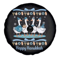Happy Hanukkah Spare Tire Cover Funny Silly Goose Chanukah - Wonder Print Shop