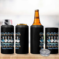 Happy Hanukkah 4 in 1 Can Cooler Tumbler Funny Silly Goose Chanukah - Wonder Print Shop