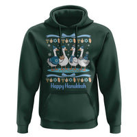 Happy Hanukkah Hoodie Funny Silly Goose Chanukah - Wonder Print Shop