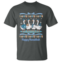 Happy Hanukkah T Shirt Funny Silly Goose Chanukah - Wonder Print Shop