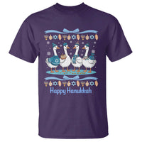 Happy Hanukkah T Shirt Funny Silly Goose Chanukah - Wonder Print Shop