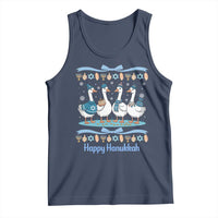 Happy Hanukkah Tank Top Funny Silly Goose Chanukah - Wonder Print Shop