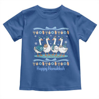 Happy Hanukkah Toddler T Shirt Funny Silly Goose Chanukah - Wonder Print Shop