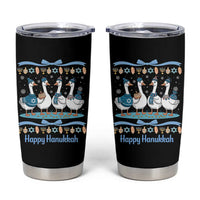 Happy Hanukkah Tumbler Cup Funny Silly Goose Chanukah - Wonder Print Shop