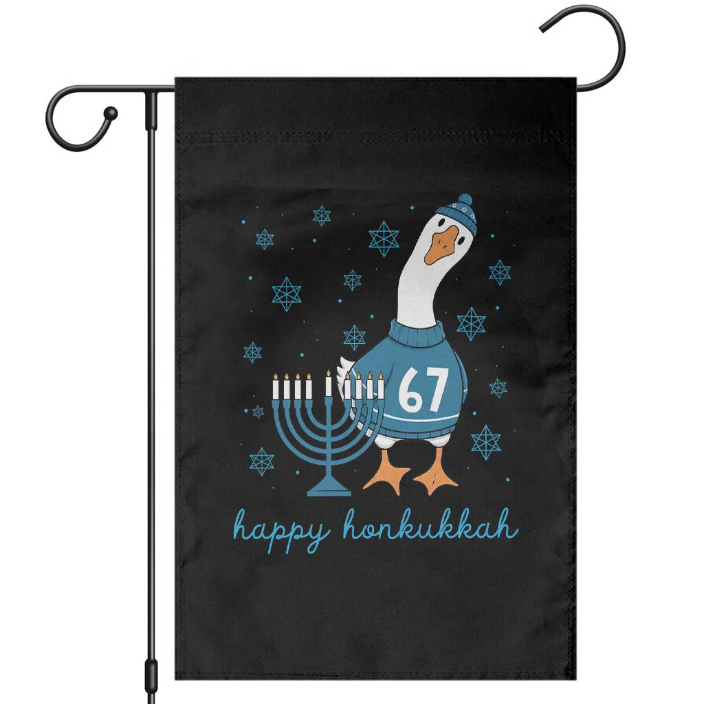67 Six Seven Silly Goose Hanukkah Meme Garden Flag Happy Honkukkah - Wonder Print Shop