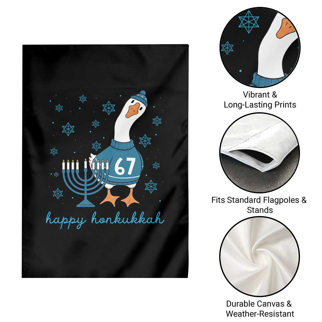 67 Six Seven Silly Goose Hanukkah Meme Garden Flag Happy Honkukkah - Wonder Print Shop