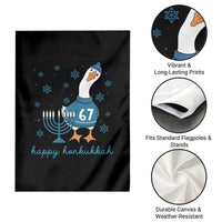 67 Six Seven Silly Goose Hanukkah Meme Garden Flag Happy Honkukkah - Wonder Print Shop