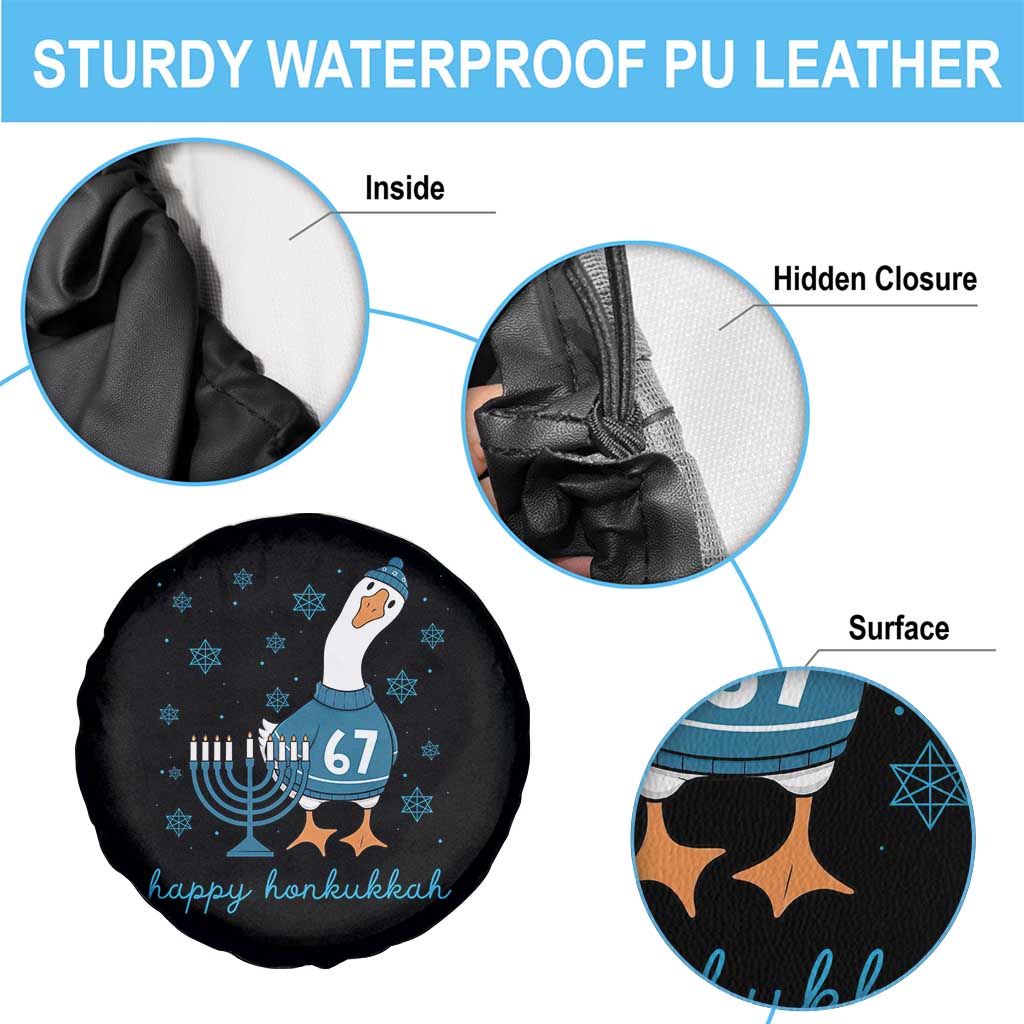 67 Six Seven Silly Goose Hanukkah Meme Spare Tire Cover Happy Honkukkah - Wonder Print Shop