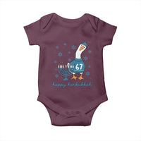 67 Six Seven Silly Goose Hanukkah Meme Baby Onesie Happy Honkukkah - Wonder Print Shop