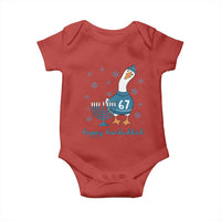67 Six Seven Silly Goose Hanukkah Meme Baby Onesie Happy Honkukkah - Wonder Print Shop