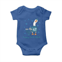 67 Six Seven Silly Goose Hanukkah Meme Baby Onesie Happy Honkukkah - Wonder Print Shop