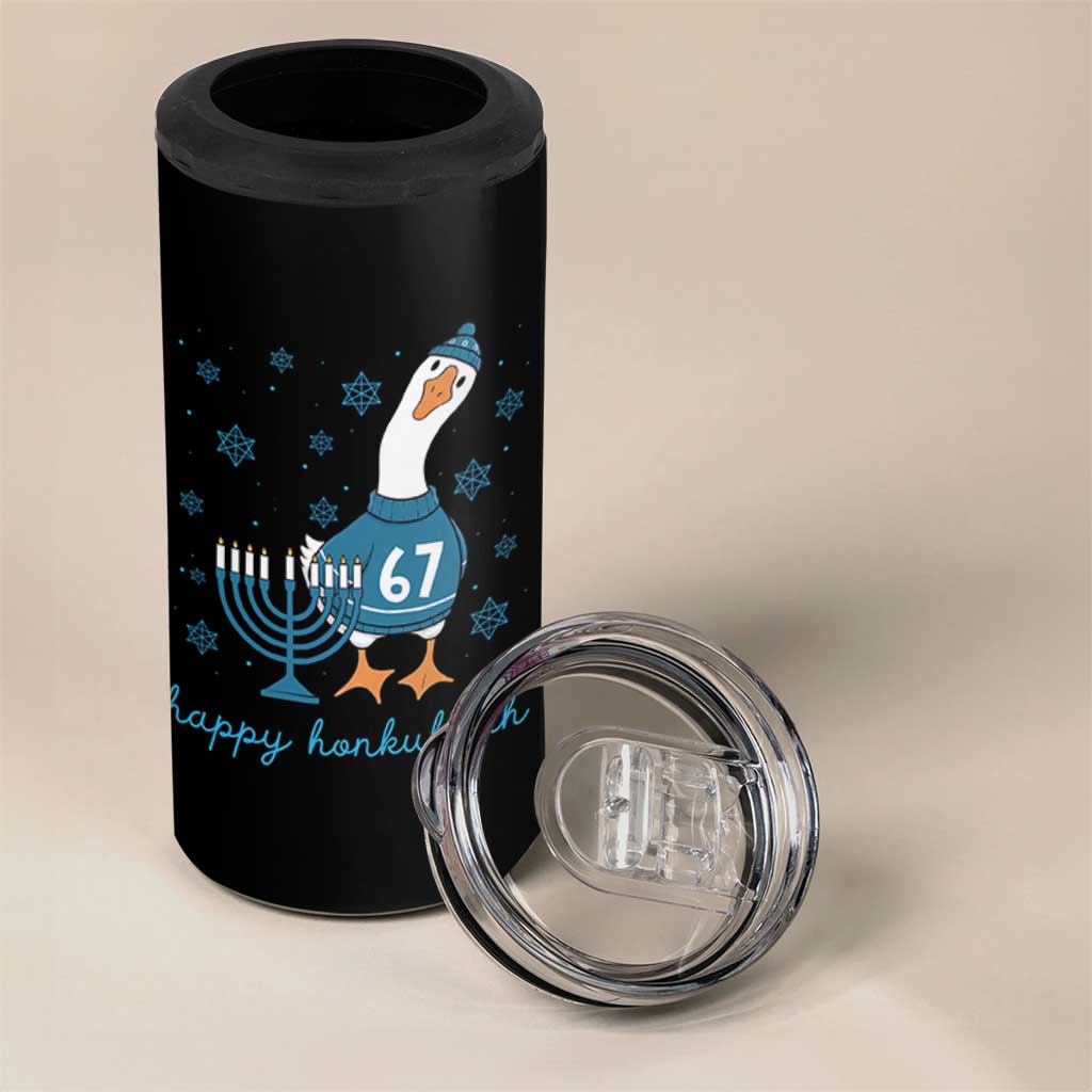 67 Six Seven Silly Goose Hanukkah Meme 4 in 1 Can Cooler Tumbler Happy Honkukkah - Wonder Print Shop
