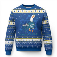 67 Six Seven Silly Goose Hanukkah Meme Hanukkah Ugly Sweater Happy Honkukkah - Wonder Print Shop
