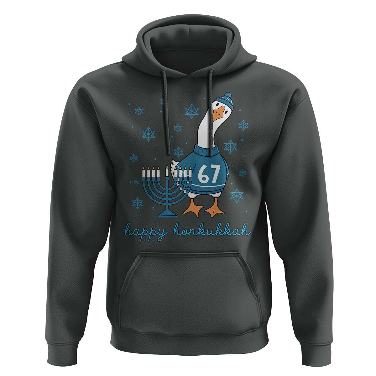 67 Six Seven Silly Goose Hanukkah Meme Hoodie Happy Honkukkah - Wonder Print Shop