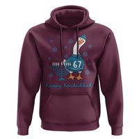 67 Six Seven Silly Goose Hanukkah Meme Hoodie Happy Honkukkah - Wonder Print Shop