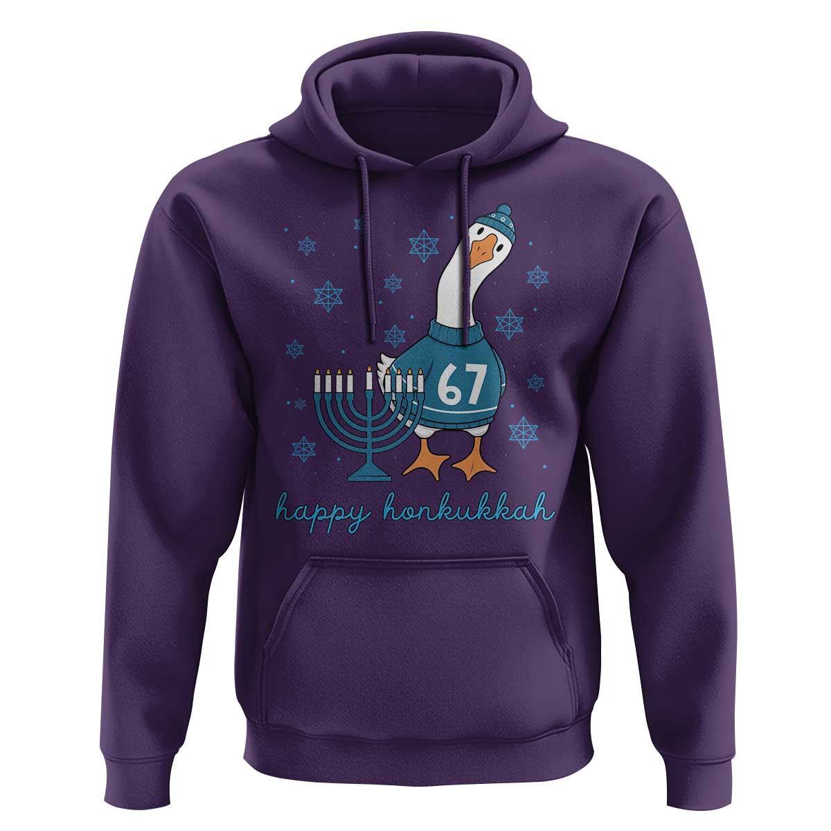 67 Six Seven Silly Goose Hanukkah Meme Hoodie Happy Honkukkah - Wonder Print Shop