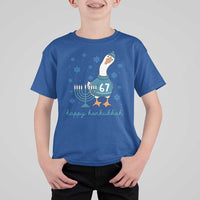67 Six Seven Silly Goose Hanukkah Meme T Shirt For Kid Happy Honkukkah - Wonder Print Shop