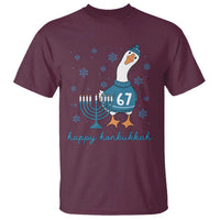 67 Six Seven Silly Goose Hanukkah Meme T Shirt Happy Honkukkah - Wonder Print Shop