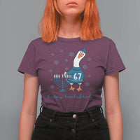 67 Six Seven Silly Goose Hanukkah Meme T Shirt For Women Happy Honkukkah - Wonder Print Shop