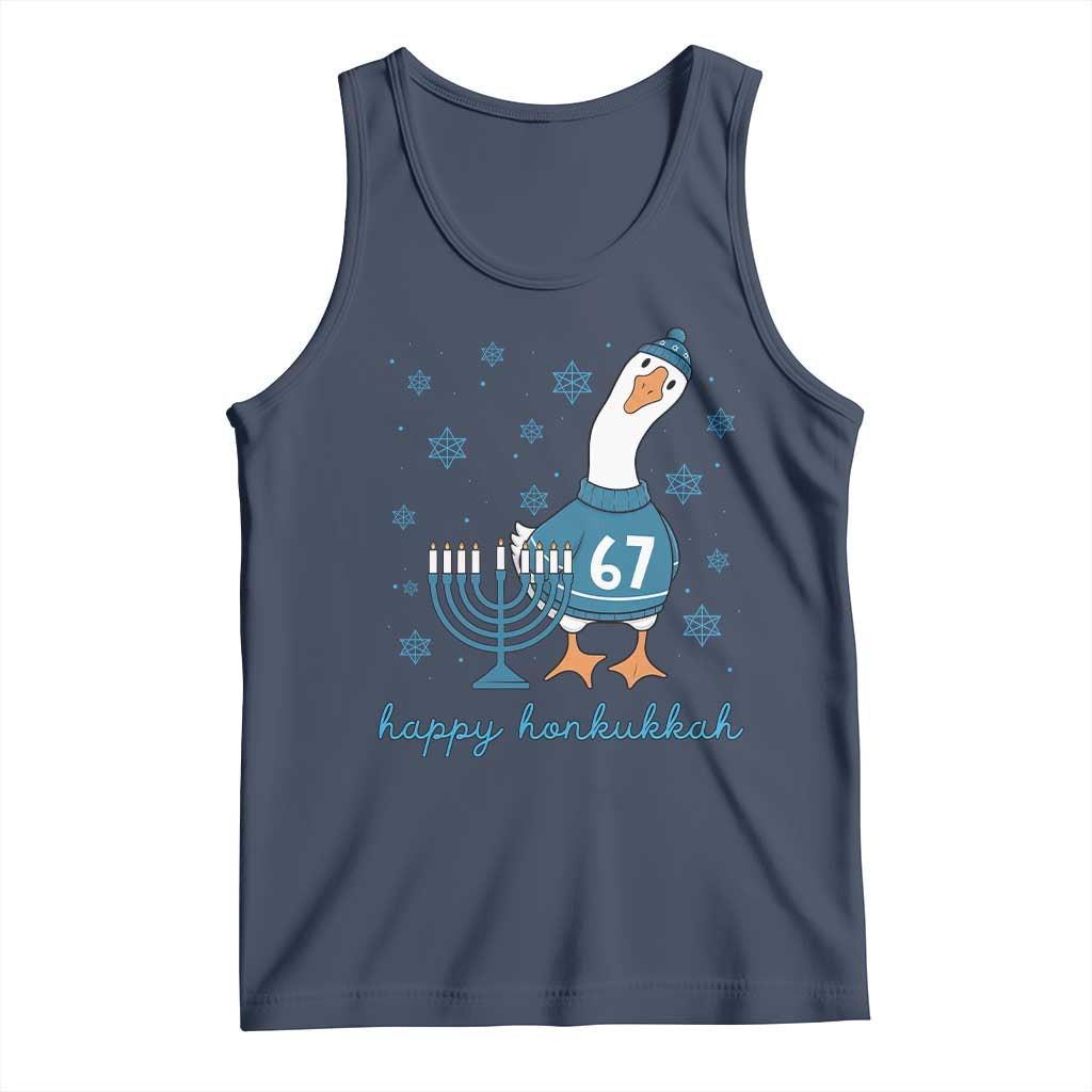 67 Six Seven Silly Goose Hanukkah Meme Tank Top Happy Honkukkah - Wonder Print Shop