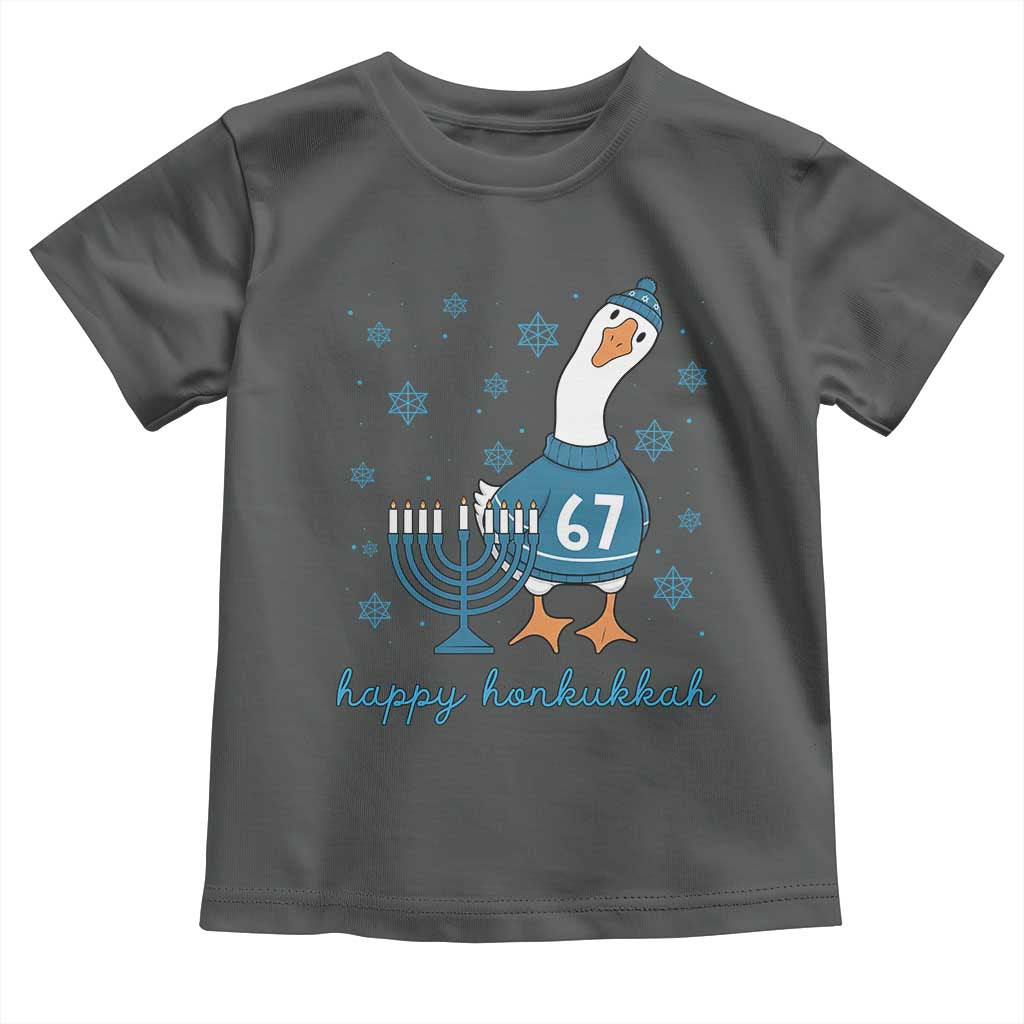 67 Six Seven Silly Goose Hanukkah Meme Toddler T Shirt Happy Honkukkah - Wonder Print Shop