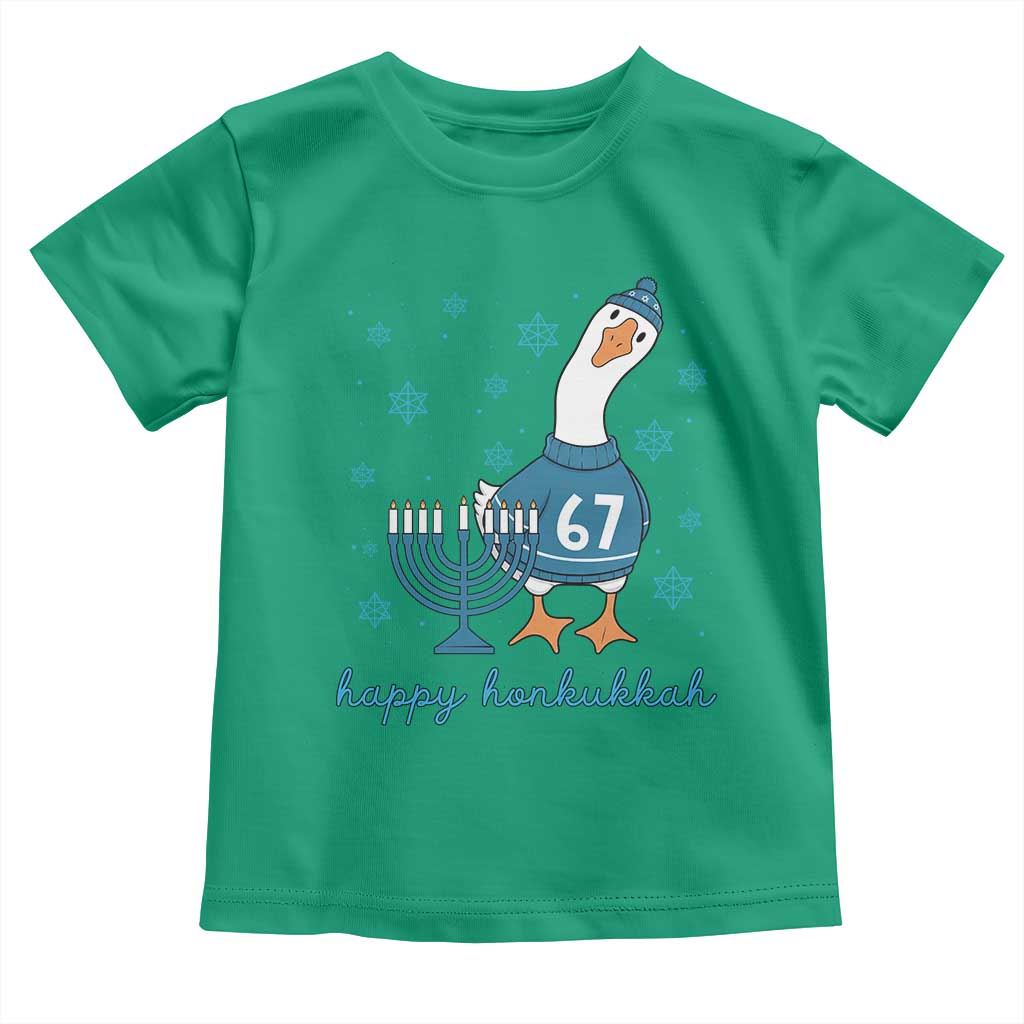 67 Six Seven Silly Goose Hanukkah Meme Toddler T Shirt Happy Honkukkah - Wonder Print Shop
